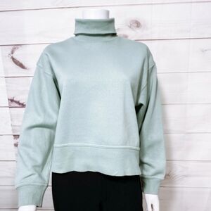 Zara Turtleneck Long Sleeve Pullover  Green Small